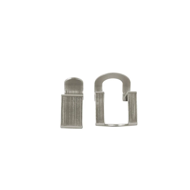 Alt view image 7 of 7 - Over Cabinet Door Hook 2 Pack Kitchen Cabinet Organizer for Towel Holder Storage, Over the Cabinet Hooks for Hand Towels and Dish Cloths, Brushed Nickel