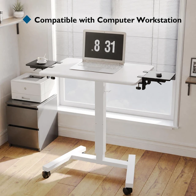 Alt view image 5 of 7 - Ergonomic Desk Extender Tray, 9.5"x9.1" Wrist Rest Shelf, Black 90°Foldable Elbow Support, Table Mount Arm, Clamp on Computer Arm Rest for Desk, Office & Home Use,Durable Easy to Install