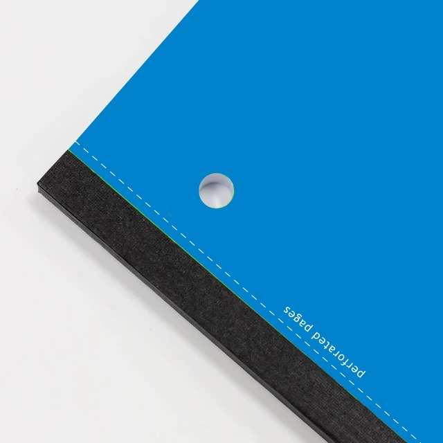 Alt view image 5 of 7 - 1-Subject Wireless Notebook, Wide-Ruled, 80 Sheets, 24-Case 80 wide-ruled sheets, Flat glue-bound spine, 10.5 x 8 in, No wire to snag, Bulk pack, For school and college notes