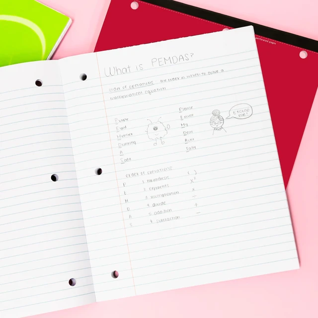 Alt view image 6 of 7 - 1-Subject Wireless Notebook, Wide-Ruled, 80 Sheets, 24-Case 80 wide-ruled sheets, Flat glue-bound spine, 10.5 x 8 in, No wire to snag, Bulk pack, For school and college notes