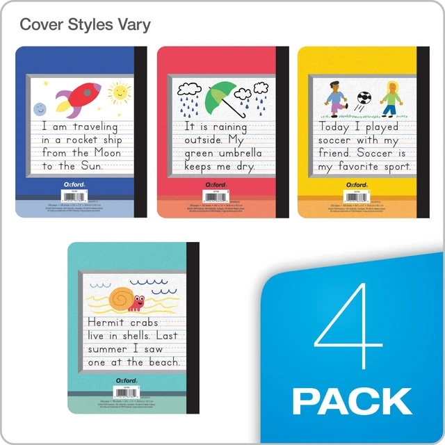 Alt view image 7 of 7 - Primary Composition Notebooks, Kids Handwriting & Drawing Story Journal, Pre-K, Grades K-2, 100 Sheets/200 Pages, 9 3/4 x 7 1/2, (63784) (Pack of 4)