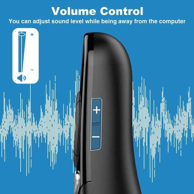 Alt view image 7 of 7 - 2 in 1 USB Type C Spotlight Presentation Clicker, Advanced Digital Highlighting Magnifier Wireless Presenter for for LED LCD, 2.4GHz PowerPoint Presentation Remote