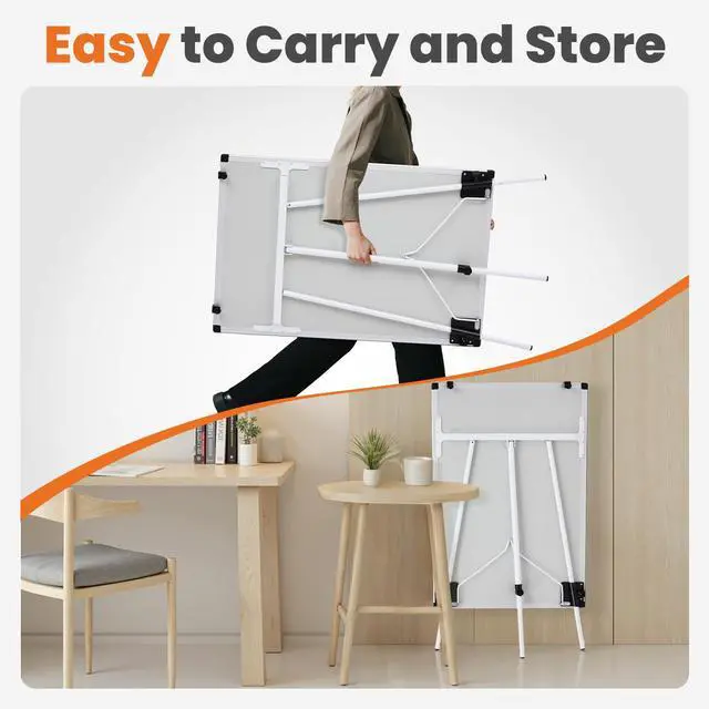 Alt view image 2 of 7 - Magnetic Dry Erase Board 40" x 28", White Board with Adjustable Stand, Heavy-Duty Aluminum Frame & Accessory Tray for Office, Classroom, Home & Presentations, White