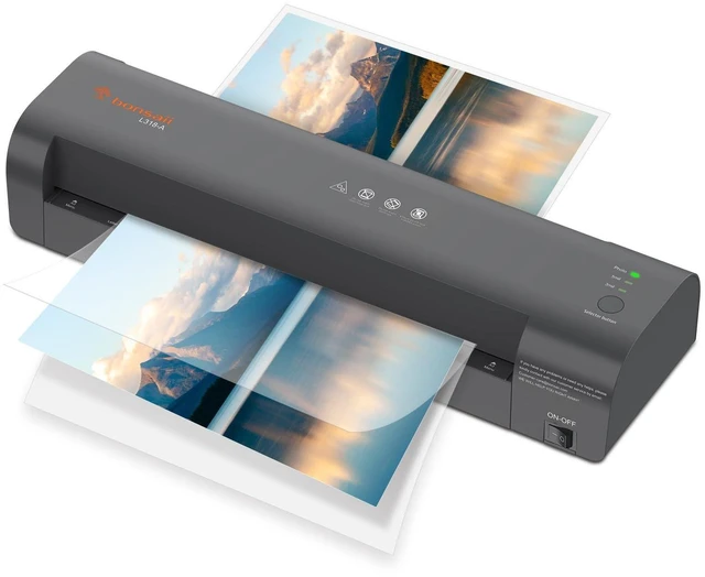 Main image of 13 Inch Thermal Laminator, Upgraded Jam-Free Roller Laminating 3-mode heat for 3mil/5mil/photo, 4-min preheat, NTC temp control, ideal for 11x17 posters, office and classroom use