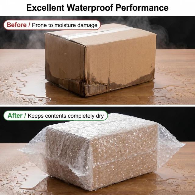 Alt view image 6 of 7 - 500Pcs Small Bubble Pouches Wrap, 3.15"x4" Clear Bubble Out Bag for Packing Double Walled Moving Supplies Bubble Bags for Fragile Dishes China Plates, Bubble Pouch Bags for Shipping Storage Wrapping