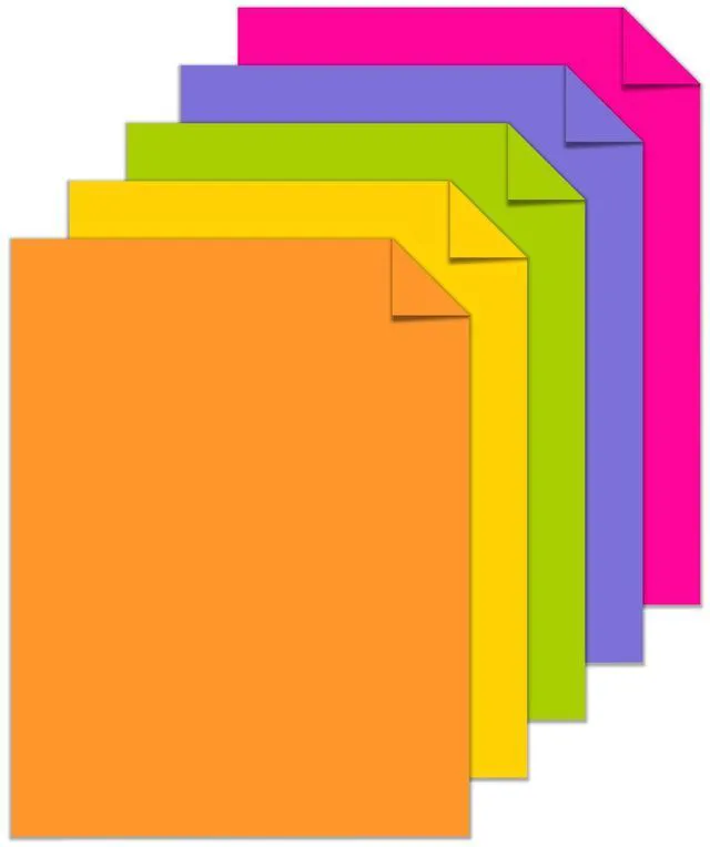 Alt view image 2 of 6 - Astrobrights(R) Bright Color Paper, 8 1/2in. x 11in., 24 Lb, Assorted Colors, Ream Of 500 Sheets, 21289