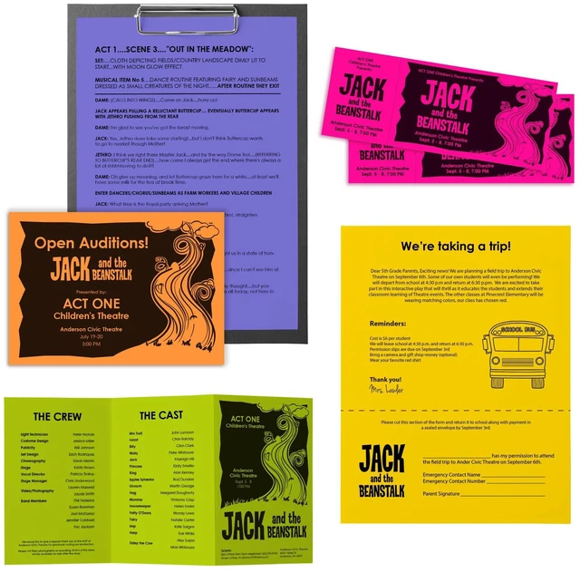 Alt view image 4 of 6 - Astrobrights(R) Bright Color Paper, 8 1/2in. x 11in., 24 Lb, Assorted Colors, Ream Of 500 Sheets, 21289
