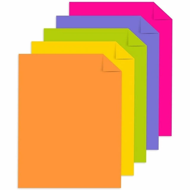 Alt view image 6 of 6 - Astrobrights(R) Bright Color Paper, 8 1/2in. x 11in., 24 Lb, Assorted Colors, Ream Of 500 Sheets, 21289