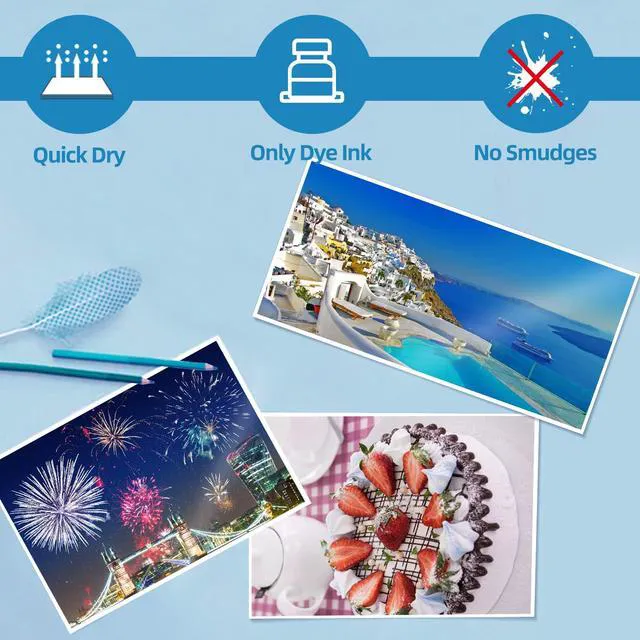 Alt view image 2 of 4 - 37lb Thin Flyer Paper Glossy 8.5x11 Inkjet 100 Sheets Single Side DIY Chip Bag 135gsm Photos Picture for Inkjet Printer with Dye Ink Letter size A4 Brochure (8.5x11x200)