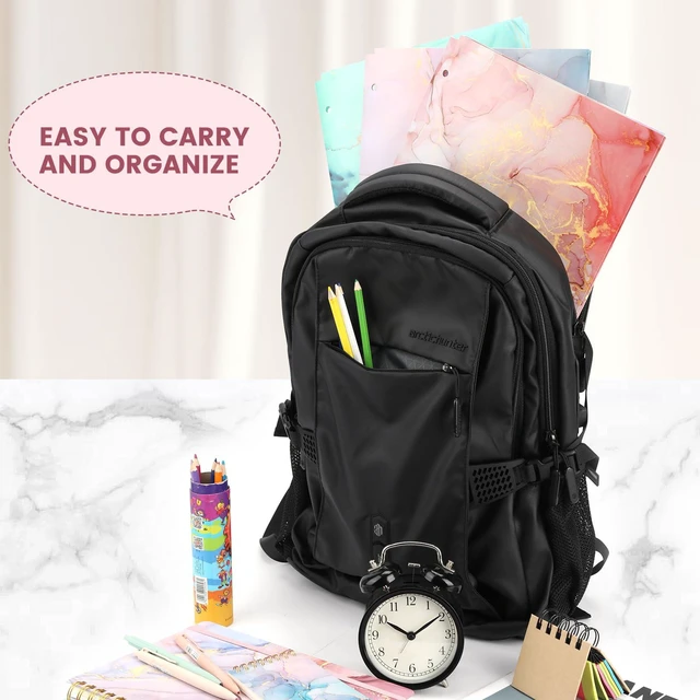 Alt view image 7 of 7 - 6 pcs Plastic Folders with Pockets,3 Hole Punched Folders Heavy Duty Binder Folder for 3 Ring Binder,Cute Marble Colors 2-Pocket Folders for Documents,Back to School Supplies