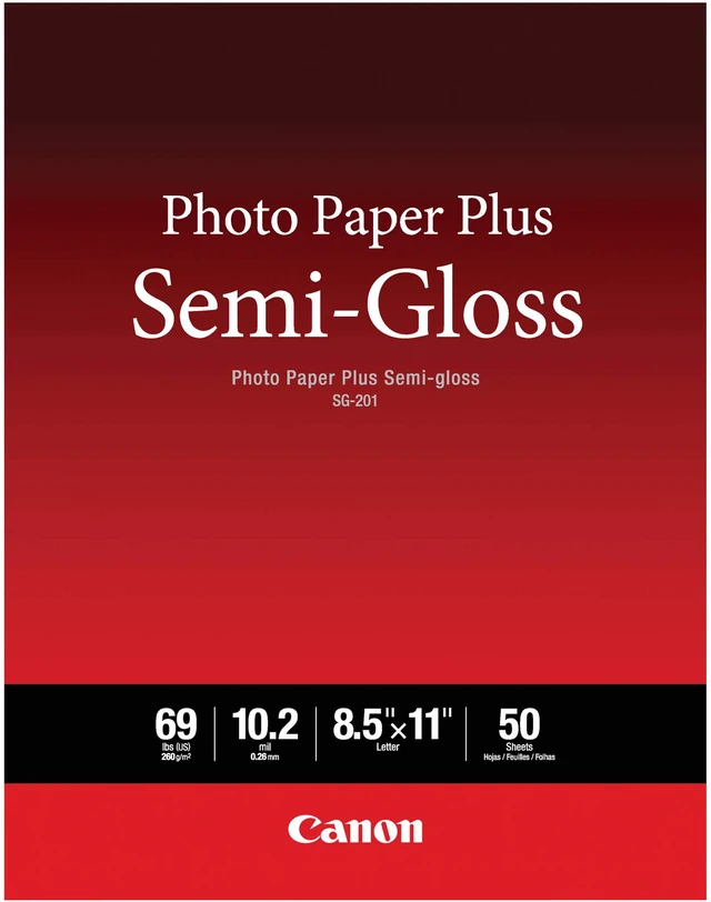 Main image of Photo Paper Plus Semi-Gloss Letter Size (50 Sheets) (SG-201 LTR)