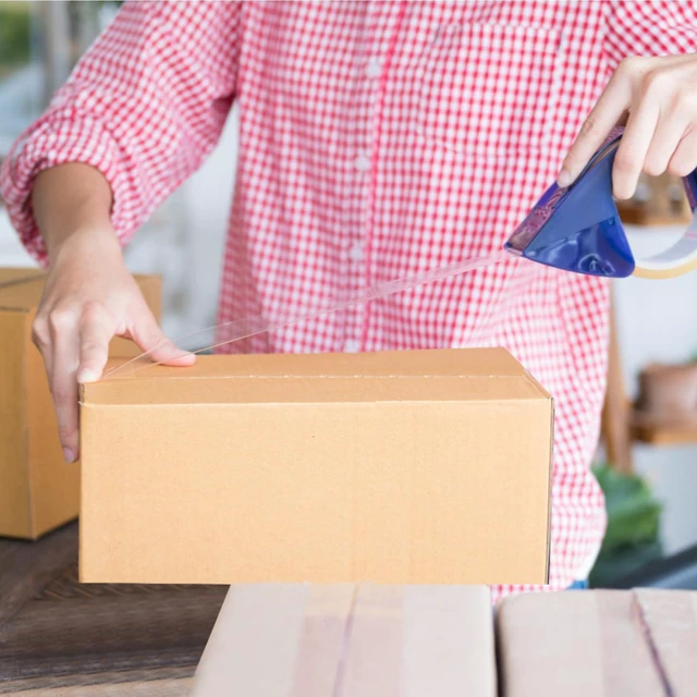 Alt view image 6 of 7 - 25 Packs 10x6x4 Shipping Boxes, Brown Mailing Boxes Corrugated Cardboard Boxes for Small Business, Easy Assemble for Shipping Packing Mailing Bulk