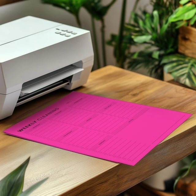 Alt view image 6 of 6 - Mega Collection, Colored Paper, Bright Pink, 625 Sheets, 24 lb/89 gsm, 8.5" x 11" - MORE SHEETS! (91674)