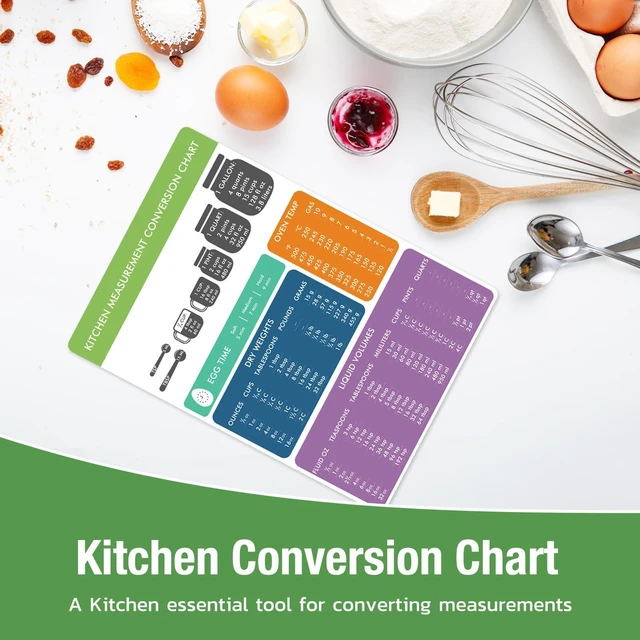 Alt view image 3 of 7 - Magnetic Dry Erase Board: Small Fridge Whiteboard, Flexible Refrigerator Magnet White Board, Blank Writing Note Sheet with Kitchen Conversion Chart Magnet, 4 Markers & Eraser - 12 x 8