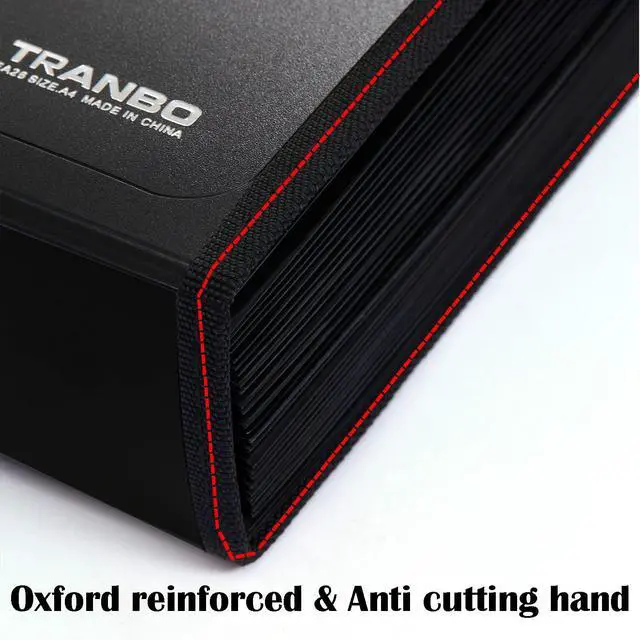 Alt view image 4 of 6 - 2 Pack 25 Pockets Letter Size/A4 Accordion File Organizer with Handle, Expanding File Folder, Expandable Document Paper Organizer for Travel School Office