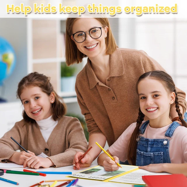 Alt view image 6 of 7 - 72 Pcs Plastic Take Home Folders with 2 Pockets Parent Teacher Classroom Communication Homework Folder for Students Parent Teacher Connect (Yellow)