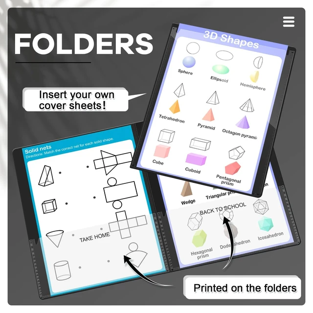 Alt view image 3 of 7 - 72 Pcs Plastic Take Home Folders with 2 Pockets Parent Teacher Classroom Communication Homework Folder for Students Parent Teacher Connect (Black)