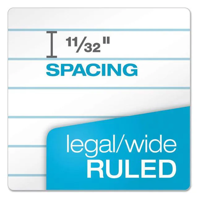 Alt view image 2 of 6 - 7573 Perforated Everyday Writing Legal Pad, 8.5 x 14 Inch, White, 12 Count (Pack of 1)