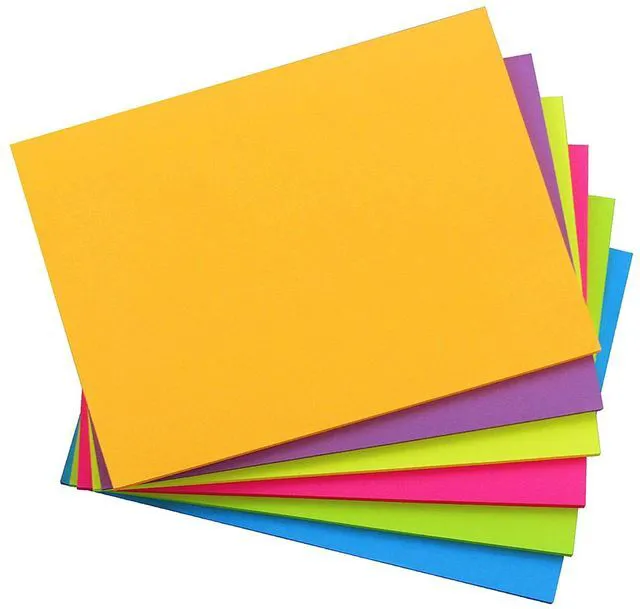 Main image of Sticky Notes 8x6 Inch, Sticky Pads 6 Bright Colors, 270 Sheets Colorful Self-Sticky Note Pads, 6 Assorted Colors Large Sticky Notes for Office, School, Family