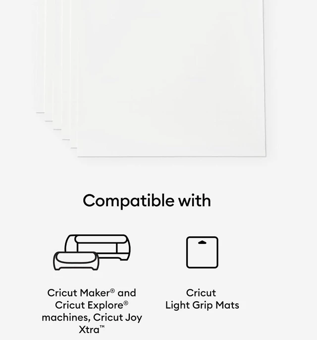 Alt view image 5 of 7 - Sticker Paper (50 White Sheets, 8.5x11) Printable Stickers For Inkjet Printers - Works with Joy Xtra, Explore, & Maker Machines