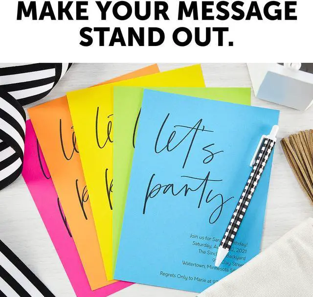 Alt view image 4 of 5 - Mega Collection, Colored Cardstock, Ultra Pink, 65 lb/176 gsm, 8.5" x 11" - MORE SHEETS! (91680), 320 Sheets (Pack of 2)