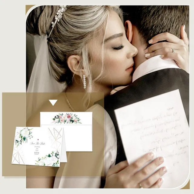 Alt view image 6 of 7 - 200 Pack Blank Cards and Envelopes 5x7 White for Invitations