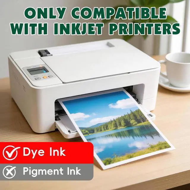 Alt view image 3 of 7 - 150 Sheets Matte Photo Paper, 8.5in x 11in, 200GSM / 54lb Inkjet Photo Printer Paper, Picture Paper for Photos, Calendars, Brochures, Cards, Menus