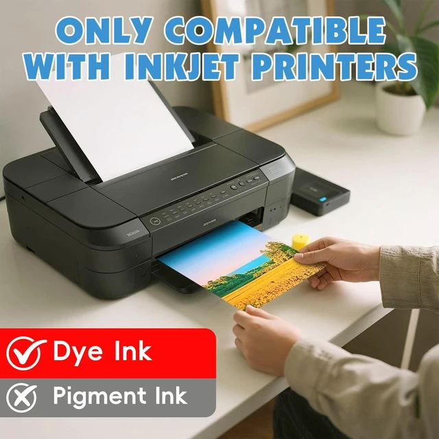 Alt view image 3 of 7 - 600 Sheets Glossy Photo Paper, 8.5in x 11in, 200GSM / 54lb Inkjet Photo Printer Paper, Picture Paper for Photos, Calendars, Brochures, Cards, Menus