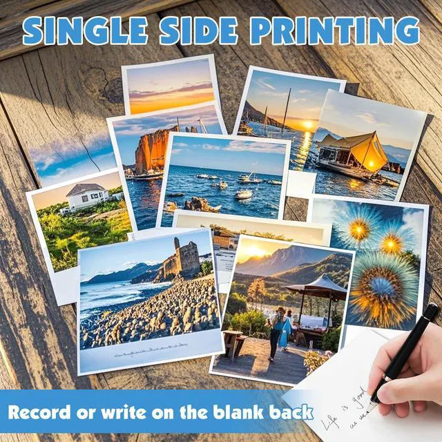 Alt view image 4 of 7 - 600 Sheets Glossy Photo Paper, 8.5in x 11in, 200GSM / 54lb Inkjet Photo Printer Paper, Picture Paper for Photos, Calendars, Brochures, Cards, Menus