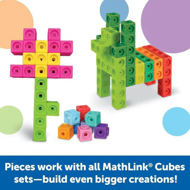 Alt view image 4 of 6 - MathLink Cubes Kindergarten Math Activity Set Mathtastics! - Classroom Must Haves, Preschool Activities, Teacher School Supplies, Toddler Montessori Toys, Math Manipulatives