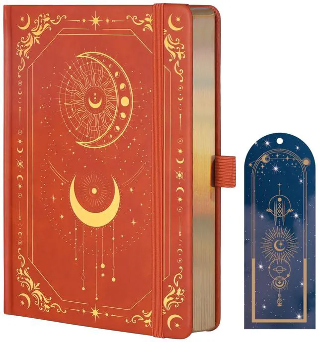 Main image of Line Journal Notebook for Women Men, 316 Pages,8.3x5.8 IN Hardcover A5 College Ruled Notebook for Writing,Vintage Diary with Bookmark, for Work School, Note Taking