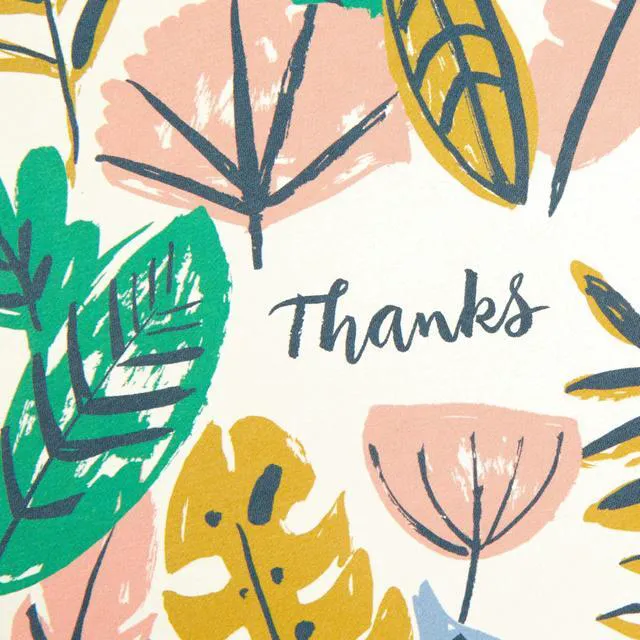 Alt view image 5 of 7 - Bulk Thank You Cards, Assorted 48-Pack (Painted Florals) Modern floral artwork in four designs. Coordinating envelopes. Premium paper stock., 3.8 x 5.0 in