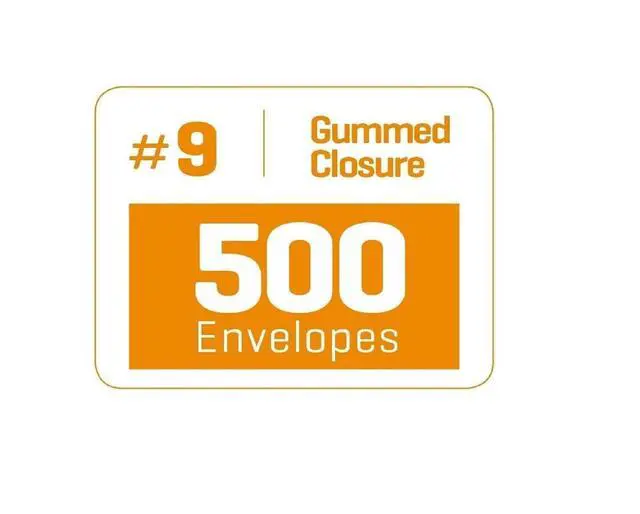 Alt view image 6 of 7 - #9 Envelopes Gummed Security Double Window Envelopes 500 Count Double window, Gummed closure, Security tinted, 24 LB paper, 3-7/8 x 8-7/8 For invoices, statements & legal documents (30129)