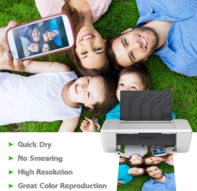 Alt view image 3 of 6 - Photo Paper Resin Coated 13x19 Inch Luster Photo Printer Paper 66lb for Inkjet Printer Water-Resistant Soft Gloss 50 Sheets