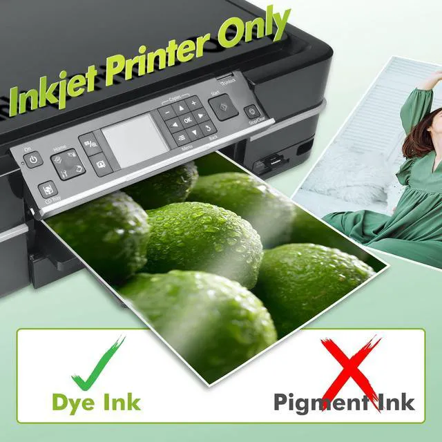 Alt view image 3 of 7 - Double Sided Thin Glossy Photo Paper 13x19 In 32LB 100 Sheets Compatible with Inkjet Printer and Dye Ink for Magazine and Poster Printing, 120gsm