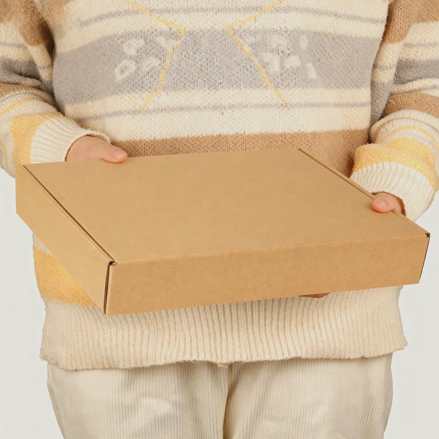 Alt view image 4 of 7 - 20 Pack 12x9x2 inch Cardboard Shipping Boxes, Brown Mailing Box Tuck Top, Quick Fold, Easy Assemble, Shape Well, Single Corrugated, DIY Cardboard, Shirt, Scarf, Book, Business Packaging