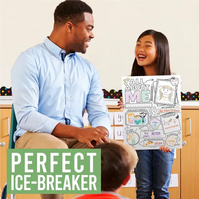 Alt view image 2 of 7 - 20 All About Me Posters Elementary Classroom Decor, Star Student Poster 100 Days of School Items, Student of the Week Poster Elementary Classroom Must Haves, End of School Year Teacher Supplies