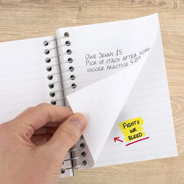 Alt view image 5 of 7 - Spiral Notebook, 6 Pack, College Ruled Paper, Fat Lil' Pocket Notebooks, 3-1/2" x 5-1/2", 200 Sheets, Assorted Colors (38027)