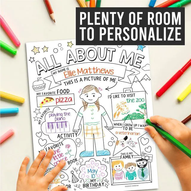 Alt view image 5 of 7 - 20 All About Me Posters Elementary Classroom Decor, Star Student Poster 100 Days of School Items, Student of the Week Poster Elementary Classroom Must Haves, End of School Year Teacher Supplies