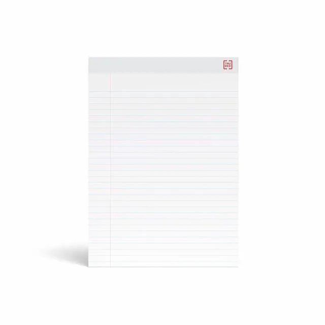 Alt view image 5 of 7 - Notepads, 8.25x11.75 Inch, Wide Ruled, White, 72-Pack 50 sheets per pad. Clean-tear pages for notes and everyday office writing