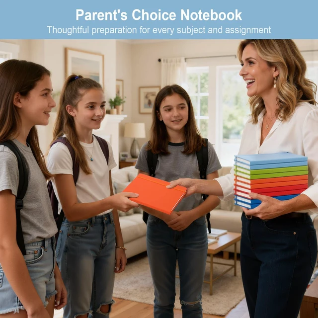 Alt view image 5 of 6 - 12 Pack A5 Hardcover Lined Notebook,192 pg College Ruled 5.5x8.3 Bulk notebooks for work,office & professional use,Waterproof faux leather,lay-flat elastic closure