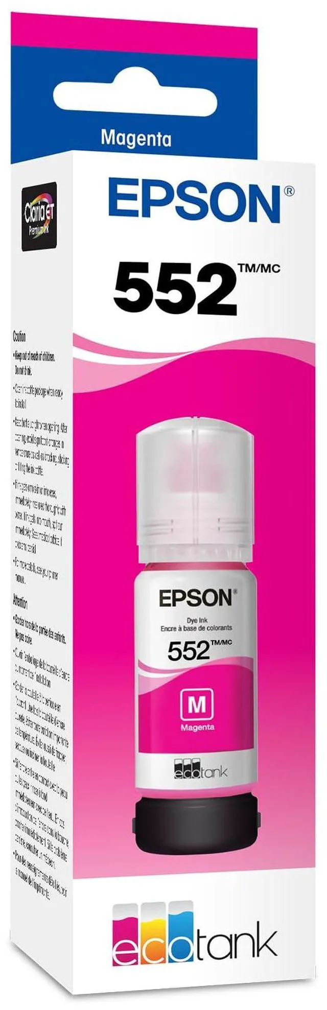 Main image of 552 EcoTank Ink Ultra-high Capacity Bottle Magenta (T552320-S) Works with ET-8500, 8550