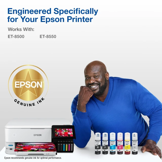 Alt view image 3 of 7 - 552 EcoTank Ink Ultra-high Capacity Bottle Magenta (T552320-S) Works with ET-8500, 8550