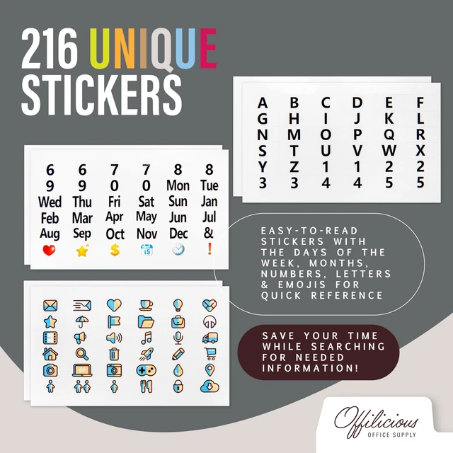 Alt view image 4 of 7 - Index Card Dividers 3x5" 100 Pcs of Cardboard Alphabet Dividers with 108 Stickers & Tabs for Index Card Organizer Holder, Storage File Box, Notecard Organizers Recipe, Monthly, Alphabetical Cards
