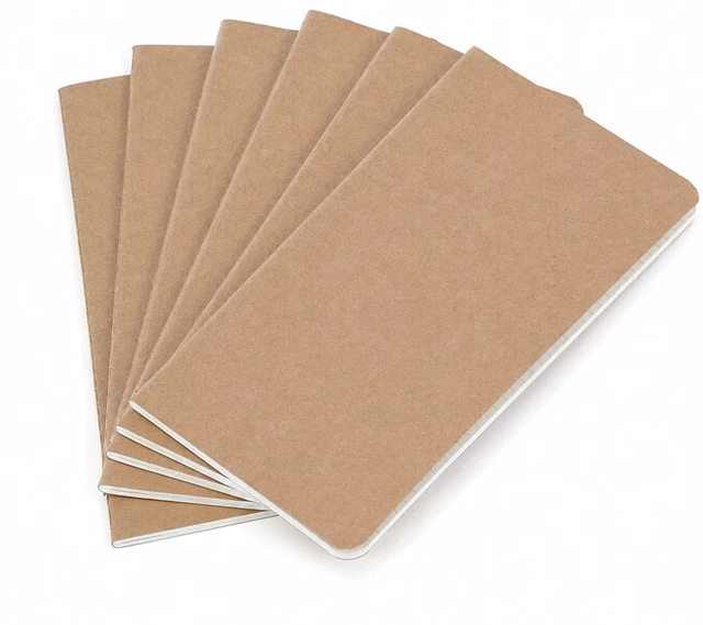Main image of Lined Regular Size Travelers Notebook Inserts | 4.25" x 8.25" (11 x 21cm) | 100 GSM Paper | 6 Hand-sewn Booklets/360 Pages | Travelers Notebook Refills for Journals, Diaries, Planners
