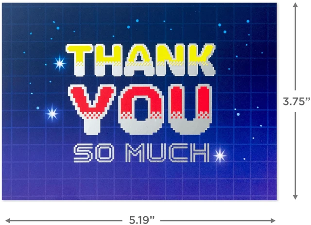Alt view image 3 of 7 - Thank You Cards, Assorted 24-Pack (Comic Book & Gamer Designs)
