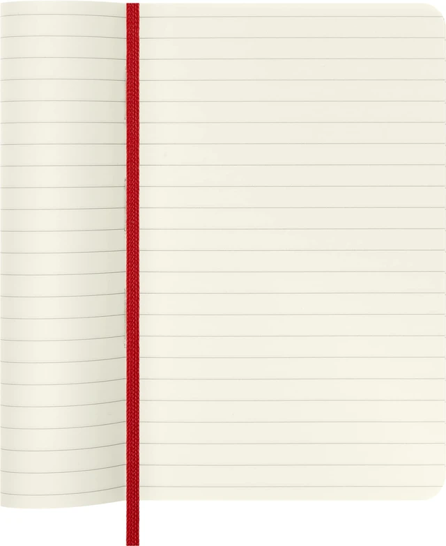 Alt view image 6 of 6 - Classic Notebook, Soft Cover, Pocket (3.5" x 5.5") Ruled/Lined, Scarlet Red, 192 Pages