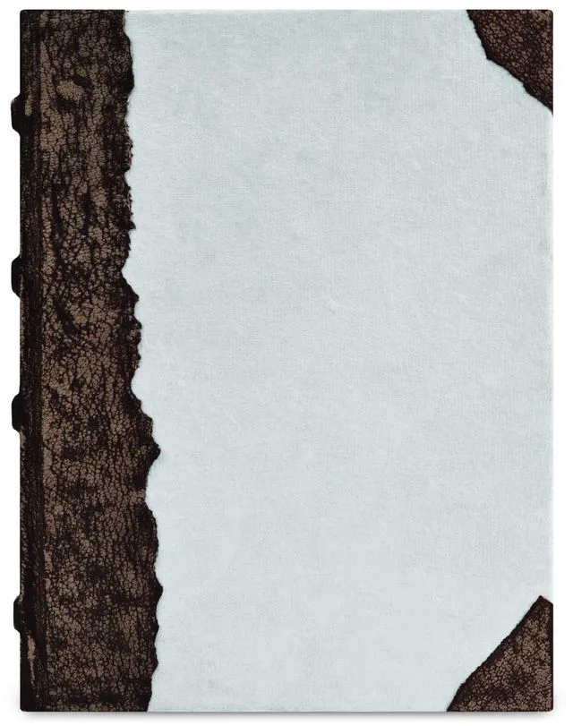 Alt view image 2 of 7 - Notebook Journal Exposed Spine, Slate Grey 10x7. Antique Deckle Edges Watercolor Paper - Book of Shadows/Spell - Writing Notebook Sketchbook for Women and Men-10''x7'', Grey