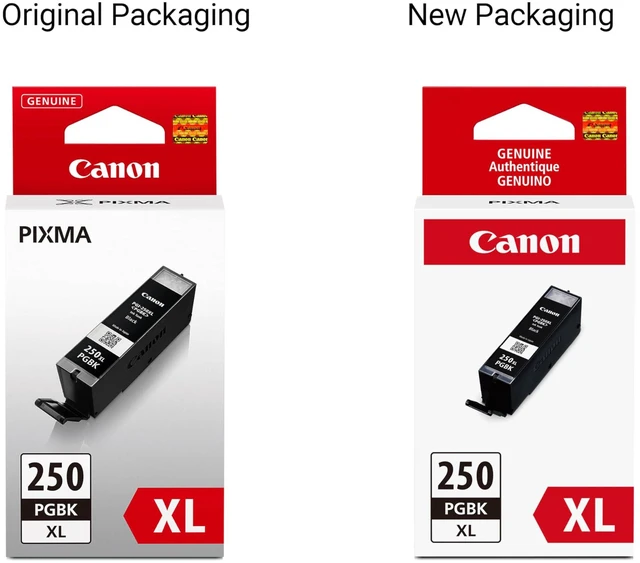 Alt view image 4 of 7 - PGI-250XL Genuine Pigment Black Ink Tank, Compatible with MG6320, IP7220 & MG5420, MX922, MG5520, MG6420, MG7120, iX6820, iP8720, MG7520, MG6620, and MG5620 Printers