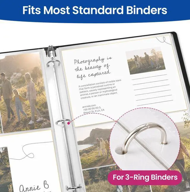 Alt view image 6 of 7 - Sheet Protectors for 3 Ring Binder, Non-Glare Page Protector, 800 Pack Top Loading Sheet Protectors for Office, Home, and School, Letter Size Plastic Sleeves 8.5 x 11 Inches, Document Storage
